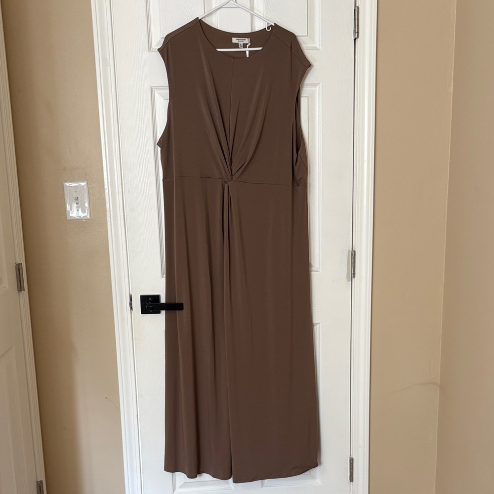 Old Navy Brown Sleeveless Maxi Dress